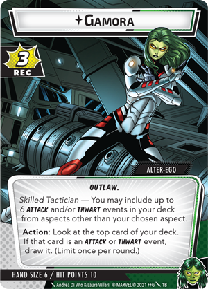 Marvel Champions : The Card Game - Gamora Hero Pack